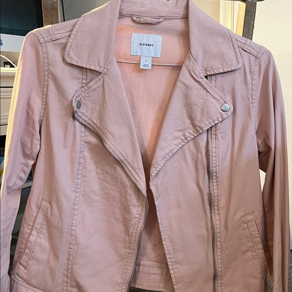 Old Navy Light Pink Jean Jacket for Women - Picture 3 of 4